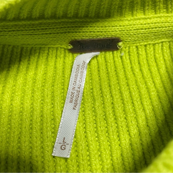 NWT Women’s Free People Easy Street Oversized Tunic Sweater Size L - Picture 3 of 4